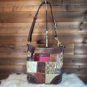 Coach Patchwork Leather Crossbody Hipster